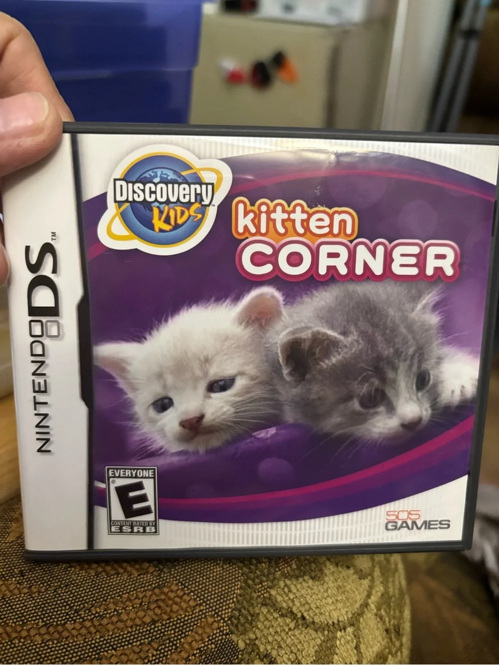 Nintendo DS Kitten Corner - Purple, White & Gray Cover